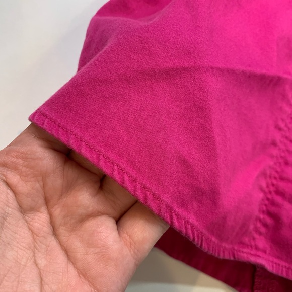 Vintage Pink collared short sleeve bunched top - Picture 4 of 4